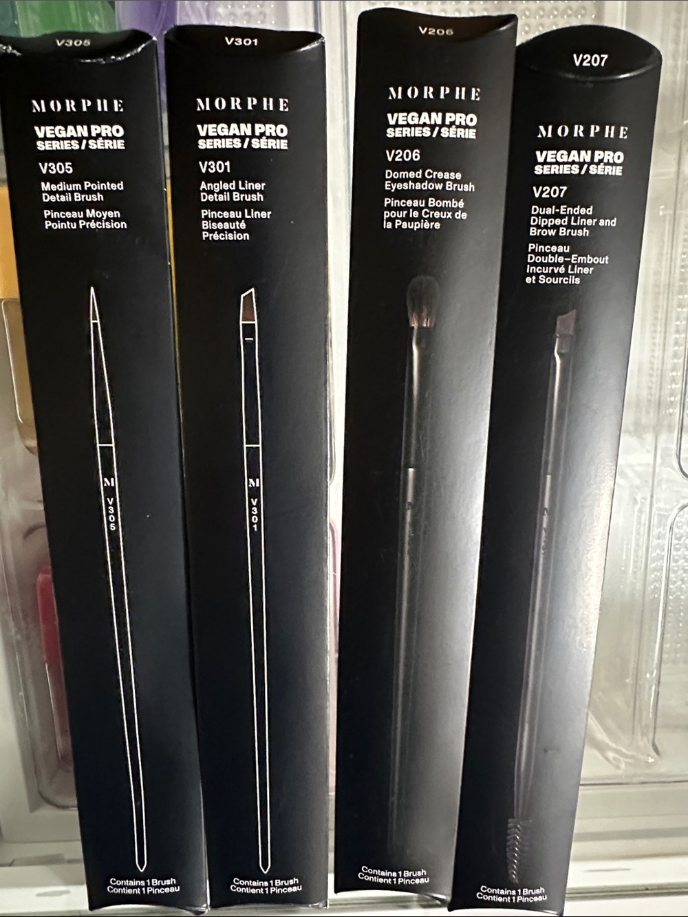 Morphe Vegan Pro Eye & Brow Brush Set - Black
